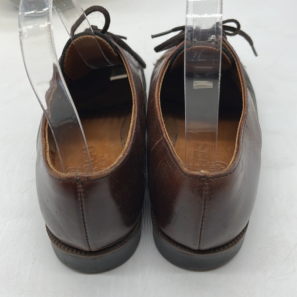 Sebago Black Brown Leather Women's Size 7.5 SNK6536H - Picture 4 of 8